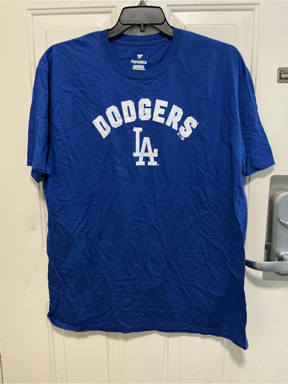 Fanatics Royal Blue Crewneck T‑Shirt with White Logo #51 VESIA